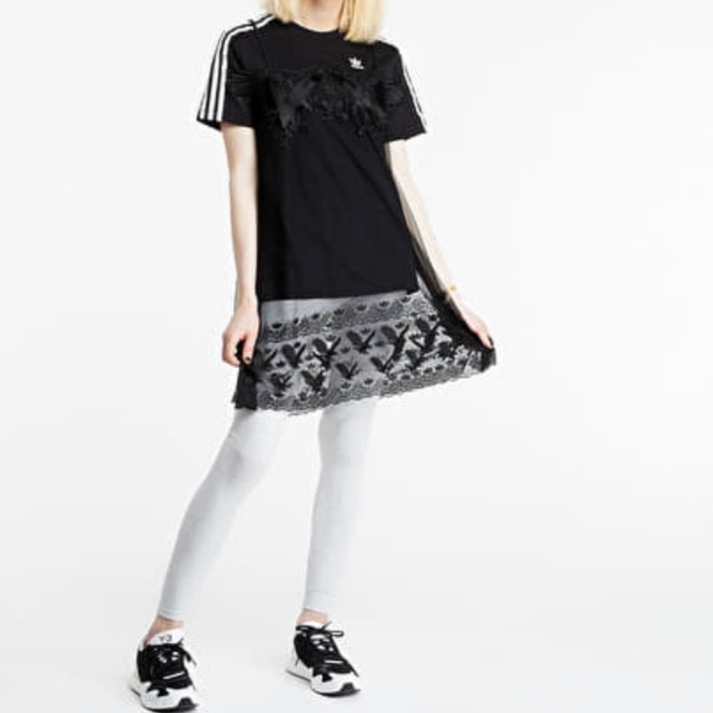 Adidas X Dry Clean Only Lace Overlay T-Shirt